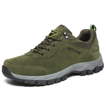 Men's Low Cut Lace-Up Orthopaedic Hiking Shoes