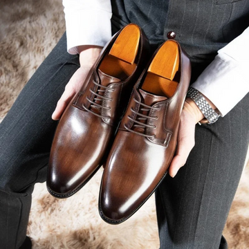 Men’s Oxford Wedding Shoes – Sleek Formal Lace-Up Dress Shoes