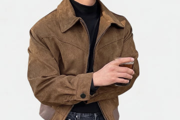 Men’s Vintage Casual Zip Jacket – Timeless Everyday Outerwear